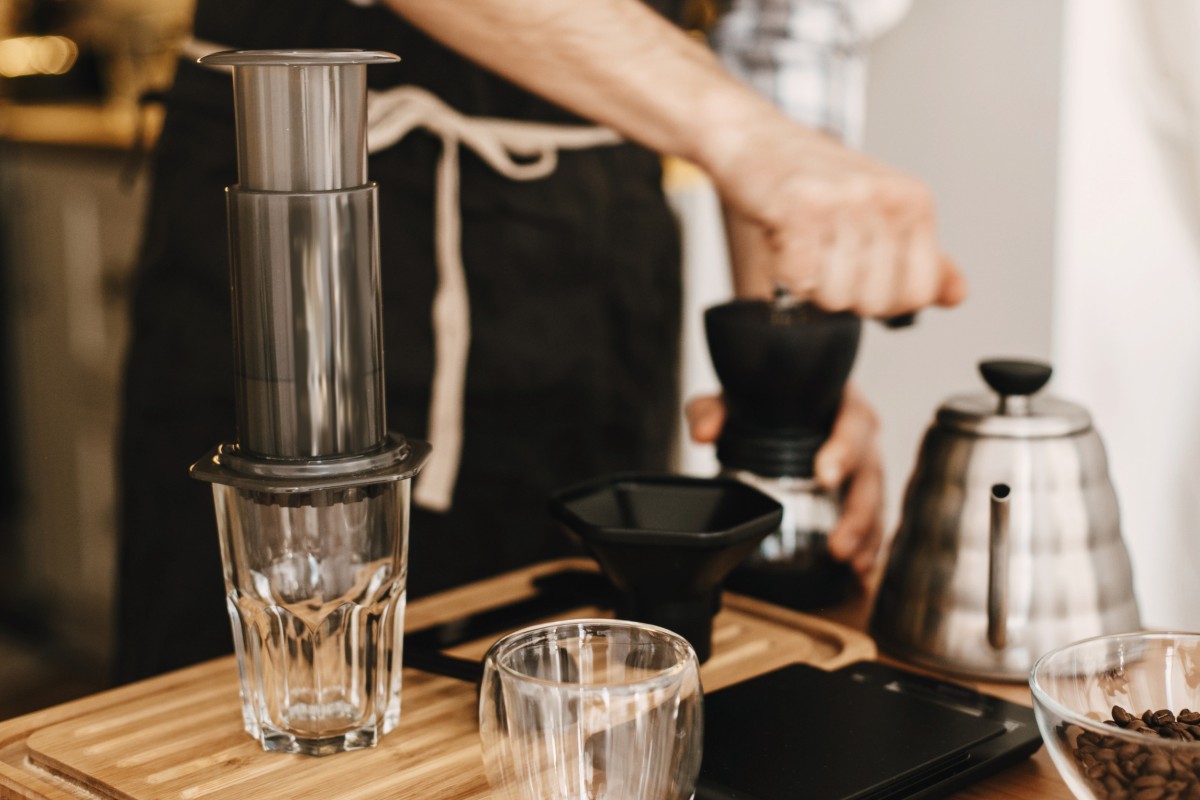 parzenie kawy w aeropressie