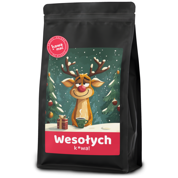 Kawa ziarnista Wesołych k*wa! 1 kg